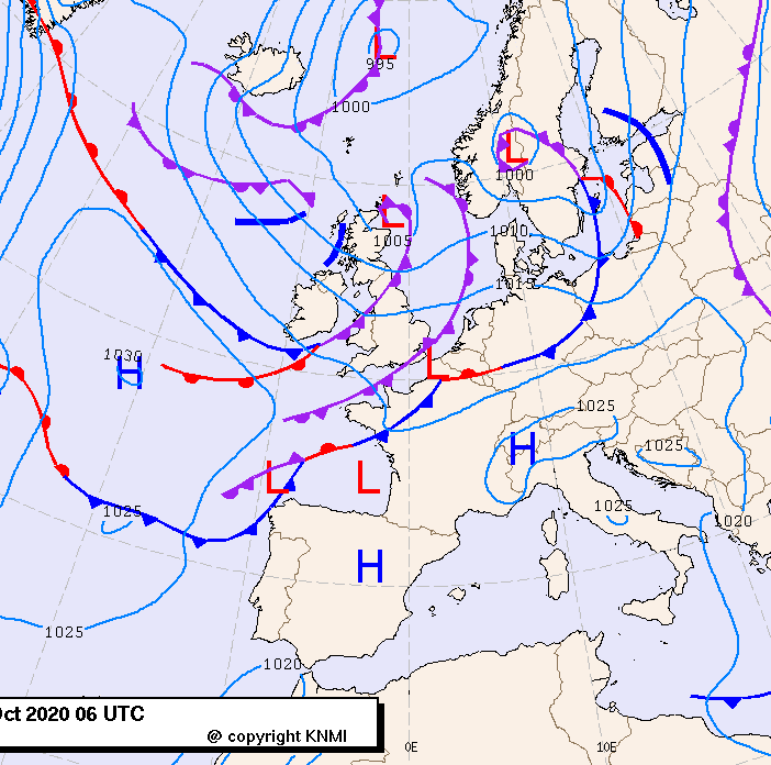 Previsioni meteo per venerdì 9, sabato 10, domenica 11 (ottobre)