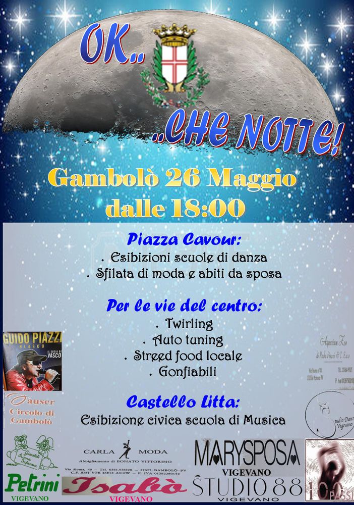 Tutti gli appuntamenti e manifestazioni da lunedì 21 a domenica 27 maggio a Vigevano e Lomellina