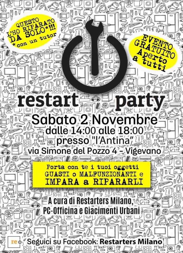 Vigevano: in arrivo il primo &quot;Restart Party&quot;
