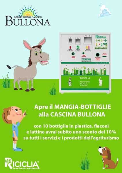 Domani il ‘Riciclia Point’ in Cascina Bullona