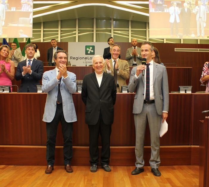 Il Professor Silvio Garattini in Consiglio regionale:  il riconoscimento e la gratitudine della Lombardia