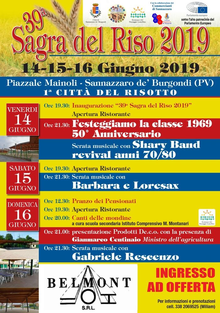 Tutti gli appuntamenti e manifestazioni da lunedì 10 a domenica 16 giugno a Vigevano e Lomellina