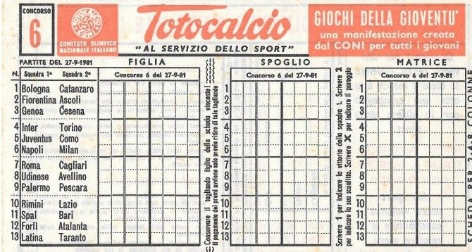 Manovra, addio al Totocalcio: un’altra mazzata per noi romantici del calcio che fu