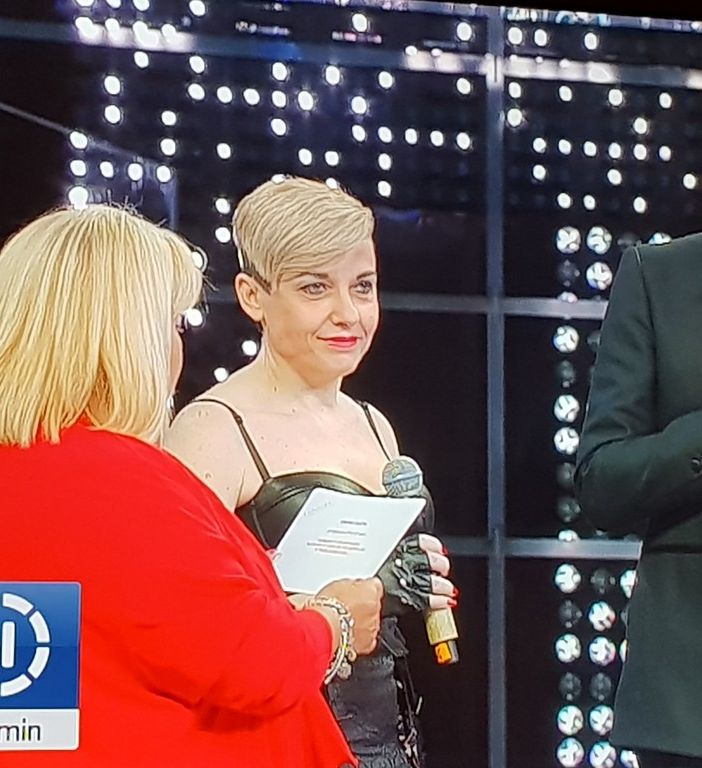 - FOTONOTIZIA - La vigevanese Simona Santin in gara alla &quot;Corrida&quot; di Rai 1