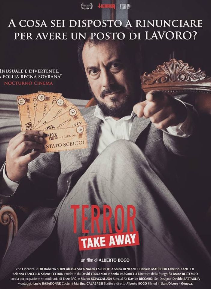 “Terror Take Away” La prima commedia dell'orrore italiana in realtà aumentata analogica