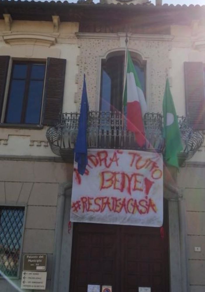 Tromello, l’amministrazione comunale promuove l’iniziativa “Andrà tutto bene”