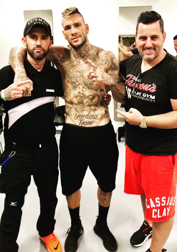 Pugilato, il cutman Veronese all’angolo del campione Scardina nel match per la difesa del titolo IBF