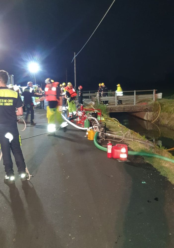 Vigevano, un corso ed una esercitazione notturna sul rischio idrogeologico