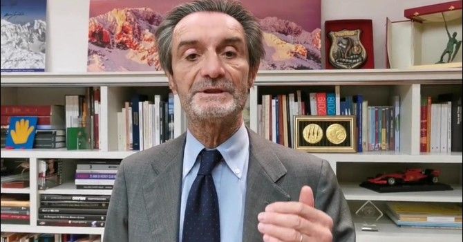 Fontana a Conte: «Comunicare ai lombardi all'ora di cena che sono in zona rossa senza motivazione è uno schiaffo immeritato e inaccettabile»