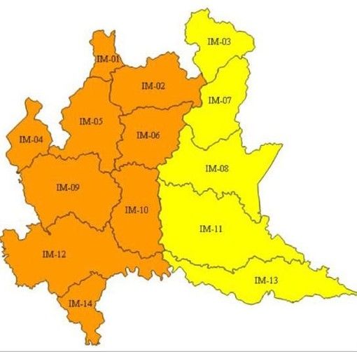 ALLERTA METEO DA GIALLO AD ARANCIONE. La Protezione civile innalza il livello di preallarme: da stasera forti temporali e piogge intense