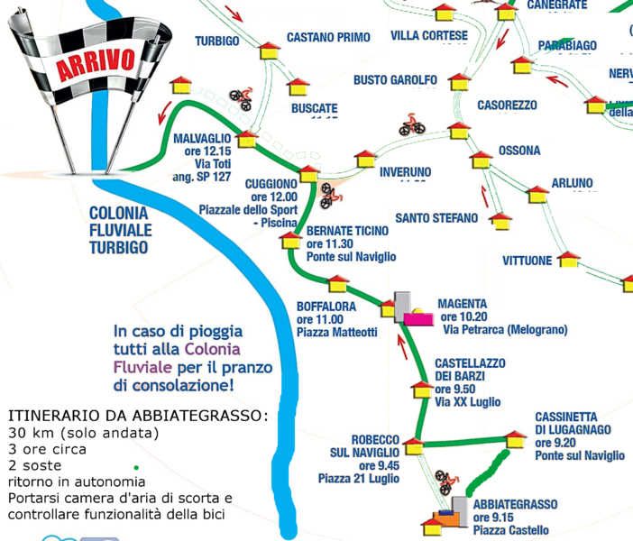 Abbiategrasso, domenica 19 maggio è tempo di ‘Bicipace’