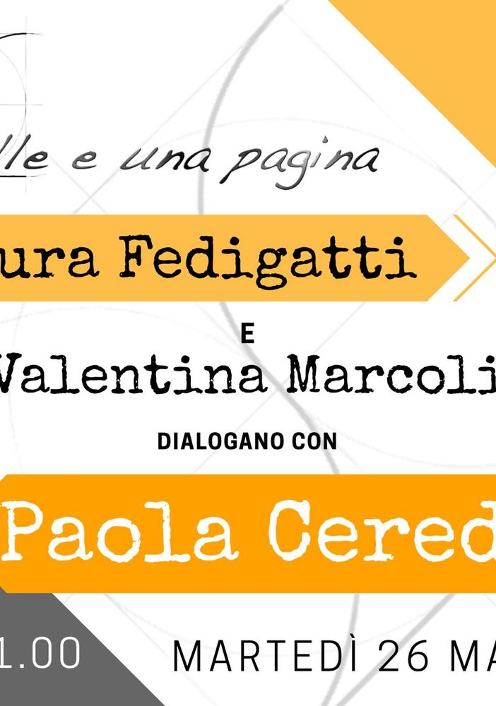 Le Mille e una Pagina e Book Advisor dialogano con Paola Cereda