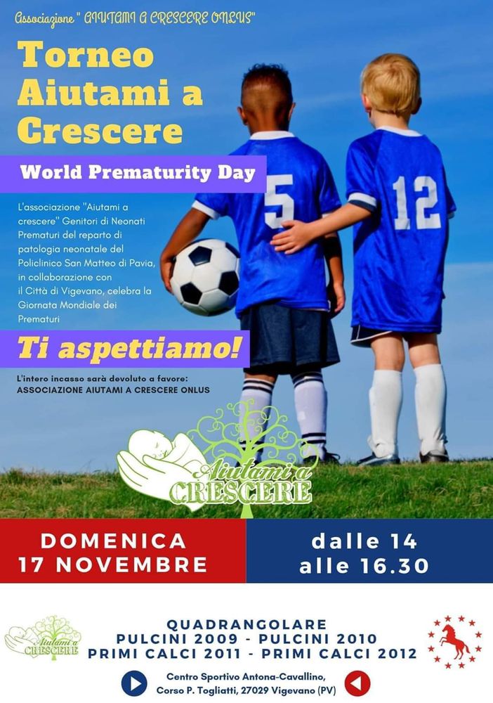 Città di Vigevano in campo per la Giornata Mondiale dei Prematuri