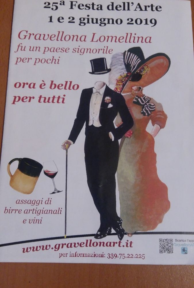 Tutto pronto per la 25° Festa dell'Arte a Gravellona