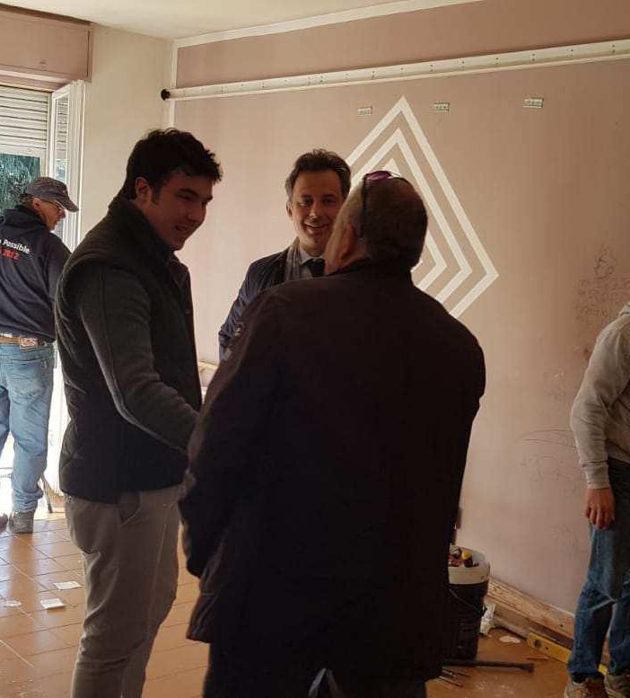 Vigevano: sgombero di un alloggio dell'Aler occupato abusivamente, sopralluogo del vice sindaco Andrea Ceffa