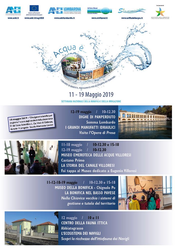 Oltrepò: settimana della bonifica 2019, il 18 e 19 maggio visite al Museo della bonifica