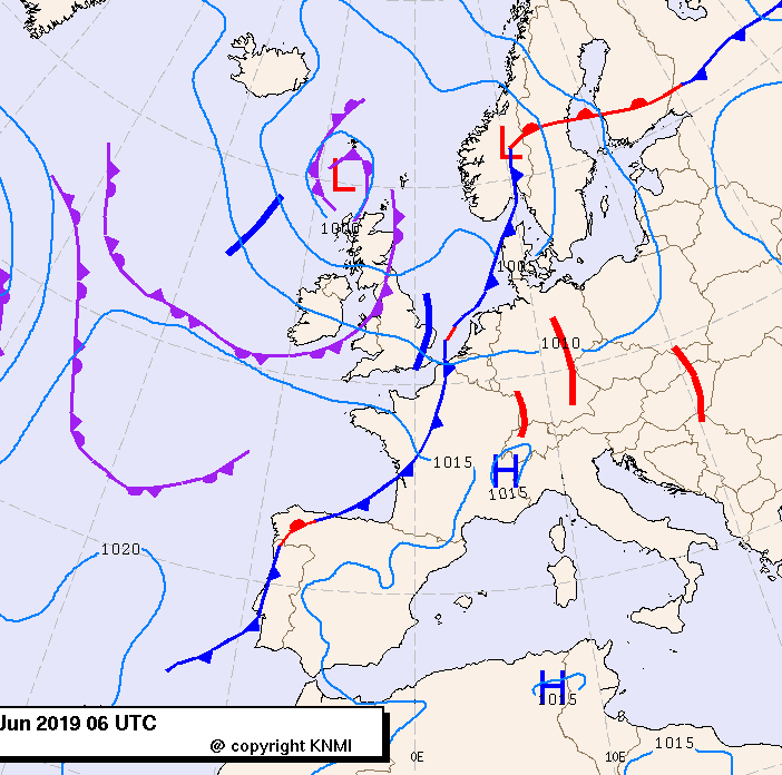 Previsioni meteo per martedì 2, mercoledì 3, giovedì 4 (giugno)