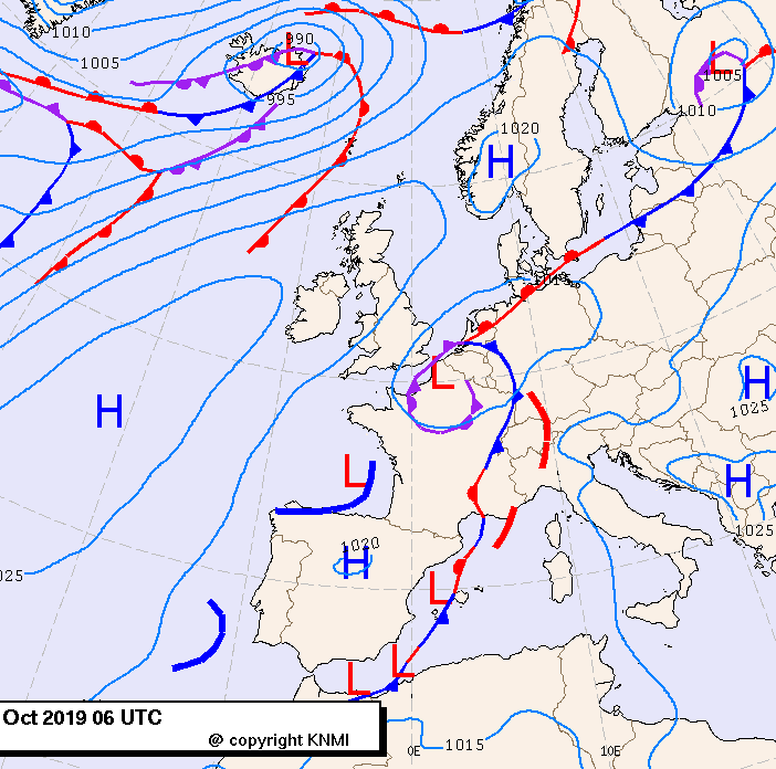 Previsioni meteo per lunedì 21, martedì 22, mercoledì 23 (ottobre)