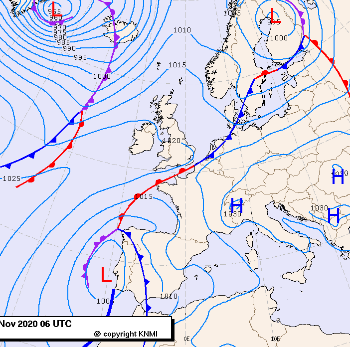 Previsioni meteo per giovedì 26, venerdì 27, sabato 28 (novembre)