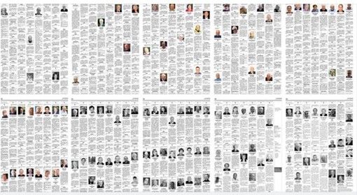 «Worse than a war» (Peggio di una guerra): sul Washington Post le undici pagine di necrologi di Bergamo. «Quelle vite che tratteniamo nella memoria»