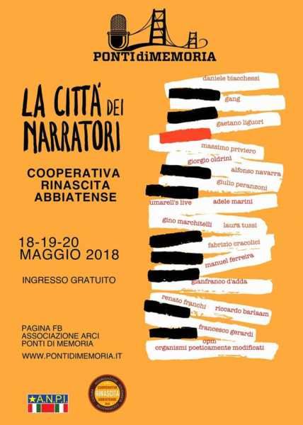 Abbiategrasso: da oggi a domenica torna la Città dei Narratori