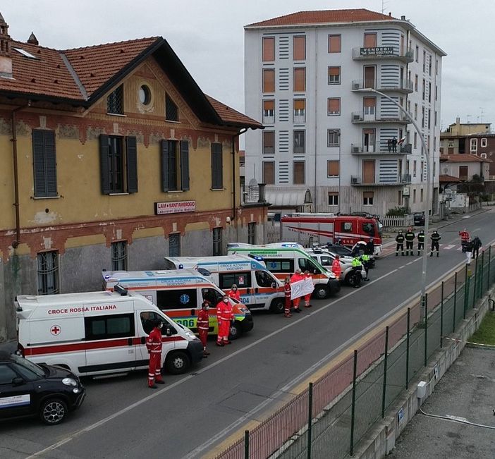 foto tratta dalla pagina Facebook della Croce Rossa di Vigevano