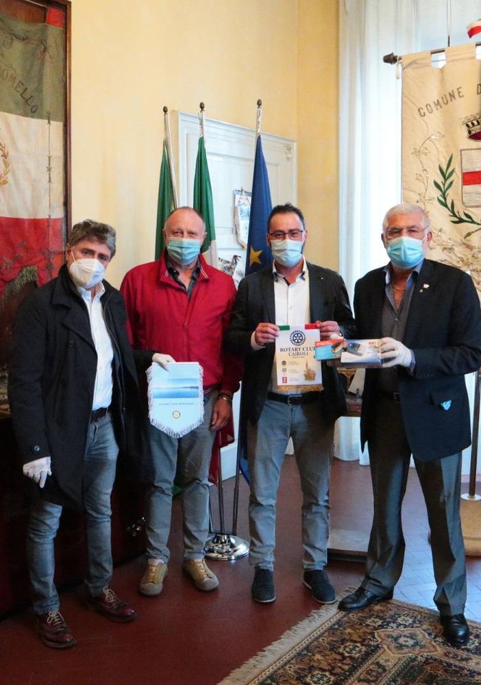 Il Rotary club di Tromello dona due saturimetri al comune
