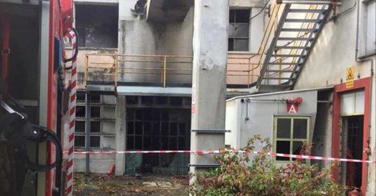 Magenta: scoppio nella ex Novaceta, ustionato un senza tetto portato al Niguarda in codice rosso (FOTO)