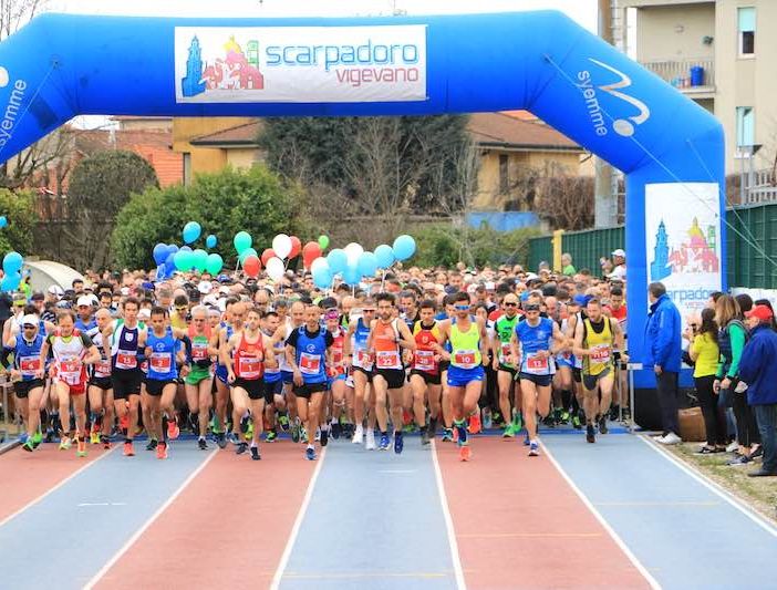 Vigevano, 13° Scarpadoro nella Half Marathon vincono Lollo e Angotti