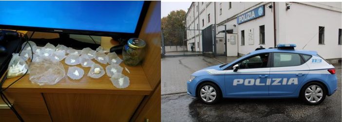 Vigevano: sorpreso ai domiciliari con cocaina e marijuana, nei guai un 19enne