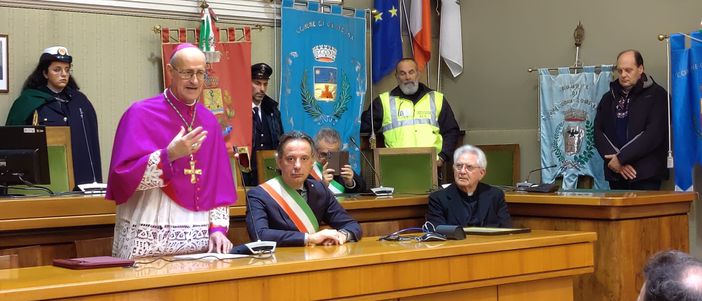 Vigevano: celebrata in comune la festa di Sant'Ambrogio