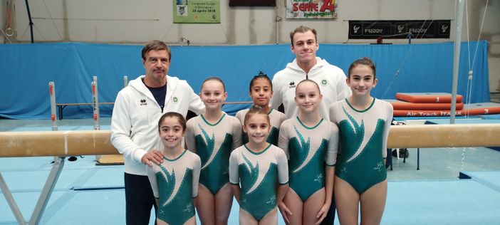 Ginnastica, le giovani atlete della Costanza Massucchi Mortara impegnate nella finale nazionale a squadre allieve Ginnastica, le giovani atlete della Costanza Massucchi Mortara impegnate nella finale nazionale a squadre allieve