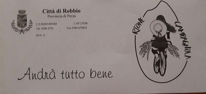 Robbio, bellissimo gesto del rione Campagnola. Donate ai propri contradaioli delle mascherine