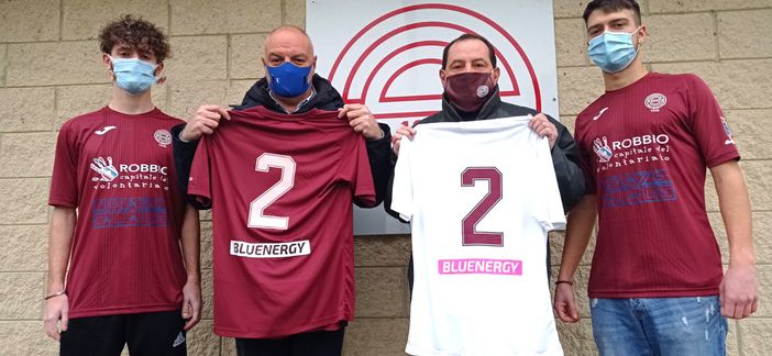 Calcio, Bluenergy Group è il nuovo sponsor di A.S. Robbio