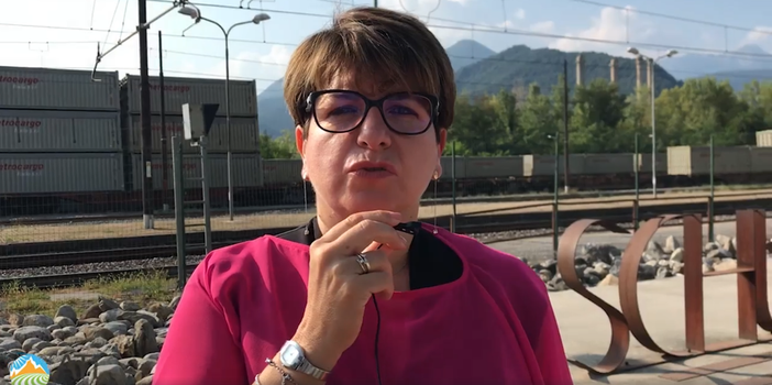 La sindaca di Borgo San Dalmazzo Roberta Robbione