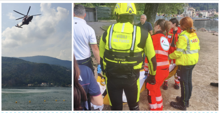 I soccorsi sul posto