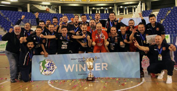 Vigevano, la European Deaf Champions League (DFL) incorona Potenza tra gli uomini ed Essen tra le donne