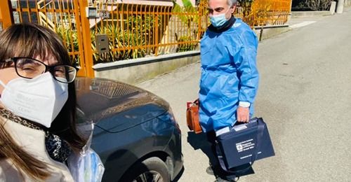 Boffalora, vaccina 42 over 80 a domicilio: brava, Sabina Doniselli