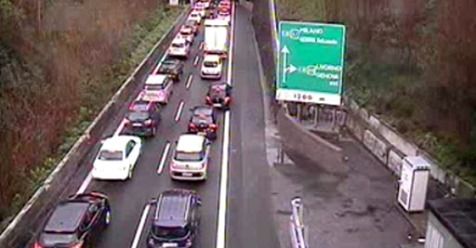 L’A7 riparte.. con 12 chilometri di coda verso Milano