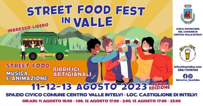 Como: “Street food fest in valle”, torna con la sua 3°edizione