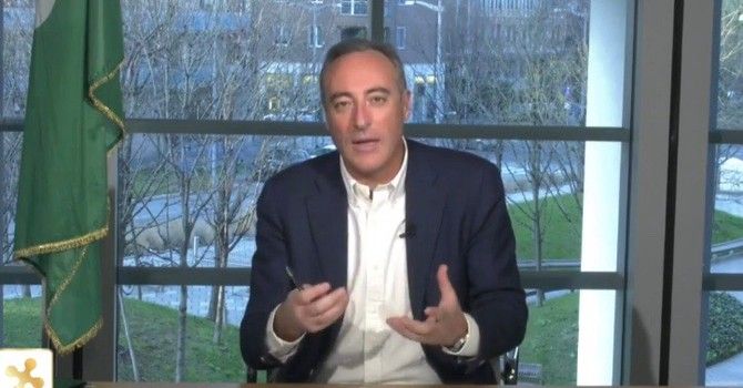 L'assessore Giulio Gallera durante il punto stampa di oggi