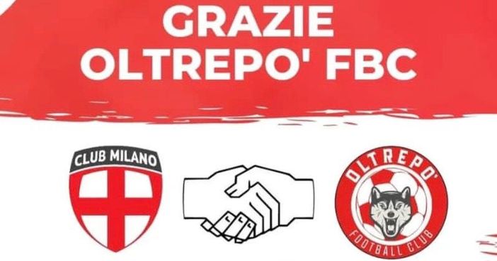 L'immagine del post con cui il Club Milano ringrazia l'Oltrepò per le bellissime parole ricevute dagli sconfitti della finale playoff del girone A