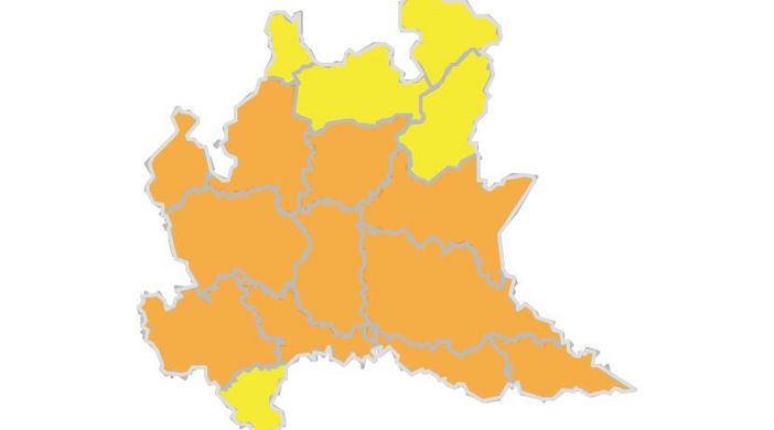 &quot;Temporali forti con grandine anche di medie dimensioni&quot;: da mezzanotte allerta arancione per Pavia città