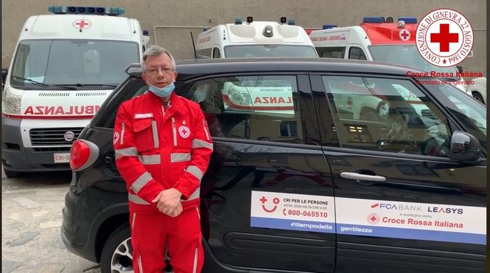 - (VIDEO) - Vigevano: il presidente della Croce Rossa Andrea Motta, ringrazia tutti i Volontari e Dipendenti in campo contro il Coronavirus
