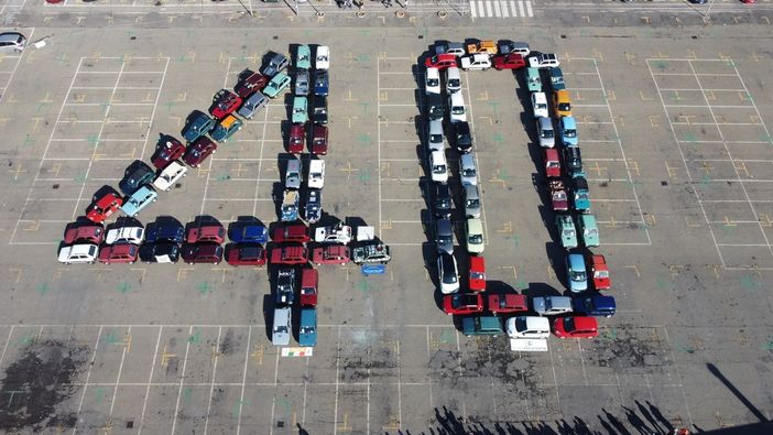 Un 40 con le Panda: grande festa a Vigevano