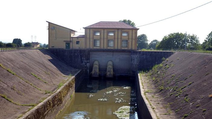 Basso Pavese: in corso il rinforzo dell’impianto della Chiavica del Reale. Finanziati dal Ministero lavori per quasi 3 milioni di euro