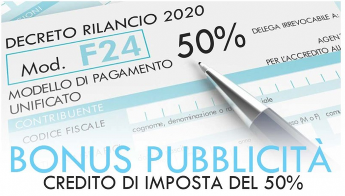 Bonus pubblicità 2020, c'è tempo fino al 30 settembre