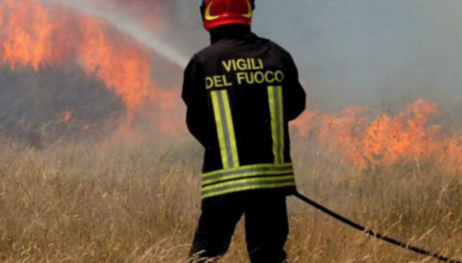 Fiamme alle sterpaglie: grosso incendio nel Monferrato
