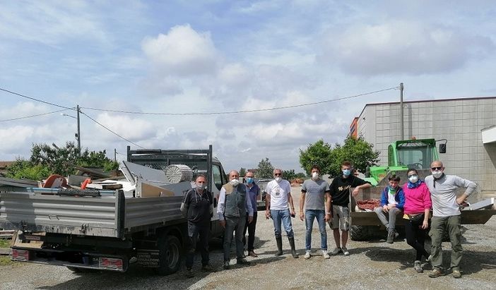 foto tratta dalla pagina Facebook del sindaco di Mede Giorgio Guardamagna