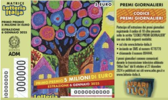 Oggi è il giorno della Lotteria Italia: ecco tutte le informazioni Oggi è il giorno della Lotteria Italia: ecco tutte le informazioni